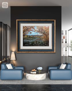 New Mexico Baloon fiesta oil painting .  Large size