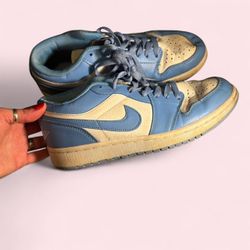 Jordan 1 Low Blue and White Womens 8.5