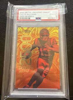 Caleb Williams Rookie PSA 10