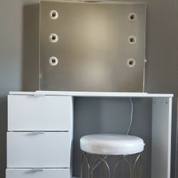 Vanity Mirror with Charging Outlets