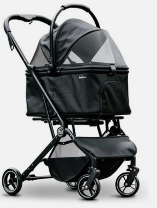 NEW Pawccoli 4 Wheels Pet Stroller, Dog Stroller for Small/Medium Dogs and Cats 