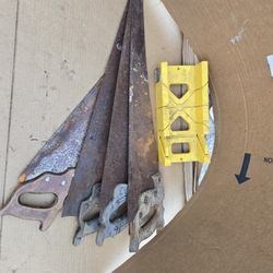 Antique Vntage Saws And Drill