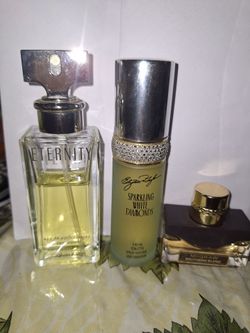 Eternity Perfume and sparkling white diamonds perfume & Mcgraw colone