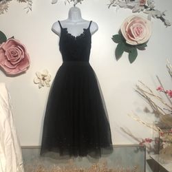 Tulle Princess Dress With Suede Bodysuit Lace Top 