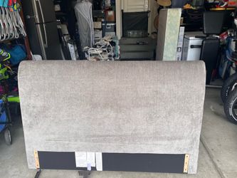 West Elm headboard and bed frame