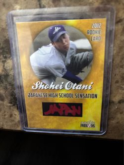 2012 Shohei Ohtani Rookie Phenoms Rookie Card