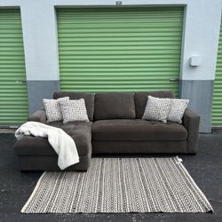 FREE DELIVERY - Small Grey Sectional 