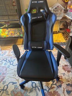 GTRacing Gaming Chair Black and Blue/ build already brand new/ no box /