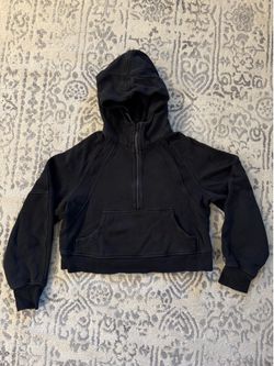 Lululemon Scuba Oversized Half-Zip Hoodie XS/S - Black
