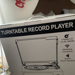 Turntable Record Player