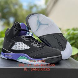Jordan 5 Retro 'Black Grape'