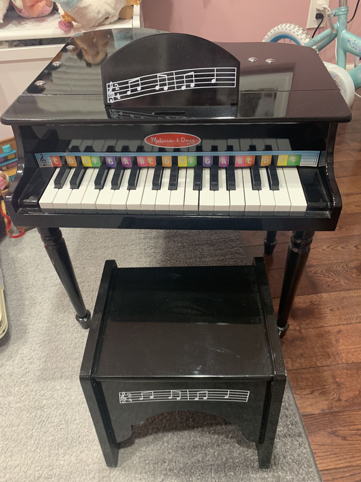 Piano Toddle Size