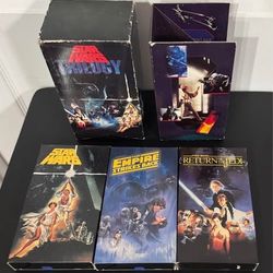 Vintage Star Wars Trilogy VHS Tapes just $15 