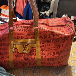 Desinger Duffle Bag ( Red)