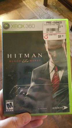 Xbox 360 game. Hitman