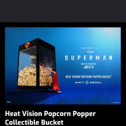 Superman Heat Vision popcorn popper popcorn bucket