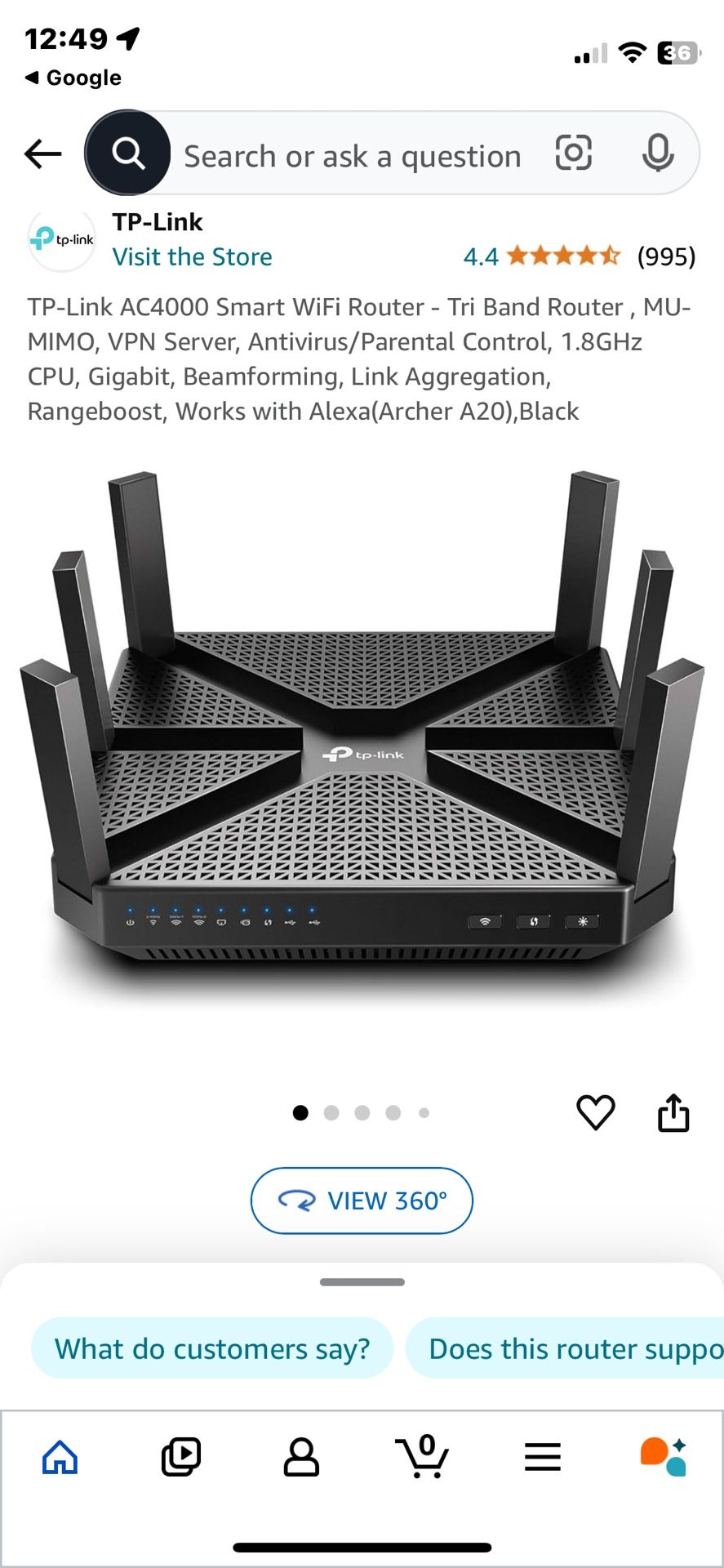 Archer C4000 Router
