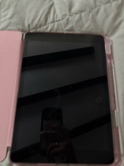 Apple iPad 2020 used  (10.2-inch, Wi-Fi, 32GB) - Space Gray  with Case 10.2-Inch with Pencil Holder,Pink