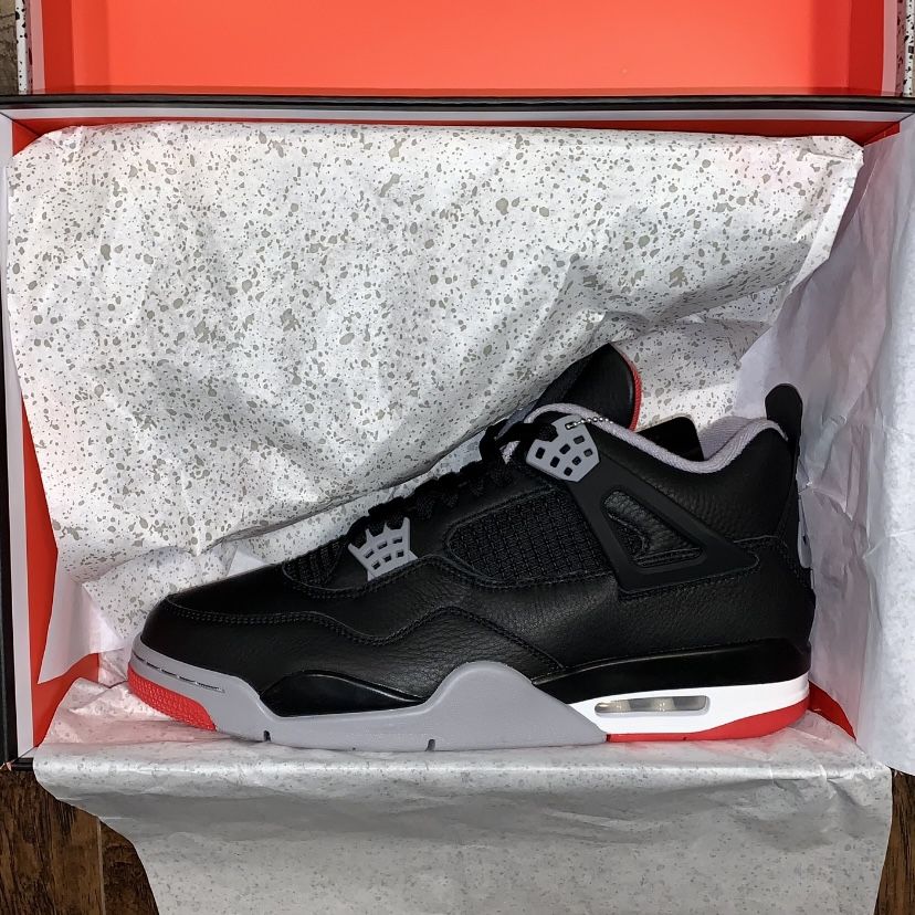 Brand New Jordan 4 Retro “Reimagined Bred” Men’s Size 11 And 12