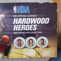 Nba Hardwood Heroes 2005 Medallion Set