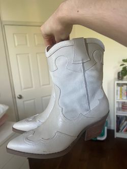 White Cowboy Boots