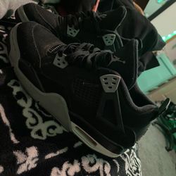 Jordan 4 Retro Black Canvas
