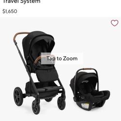 Nuna MIXX Next + PIPA aire RX Travel System, Caviar