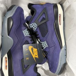 Nike Air Jordan 4 Retro Imperial Purple Men's Size 9.5