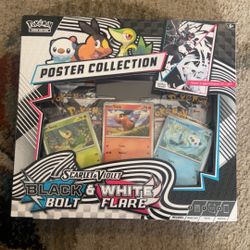 Pokemon Black Bolt White Flare Poster Collection