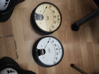 Westinghouse Vintage Volt Meters