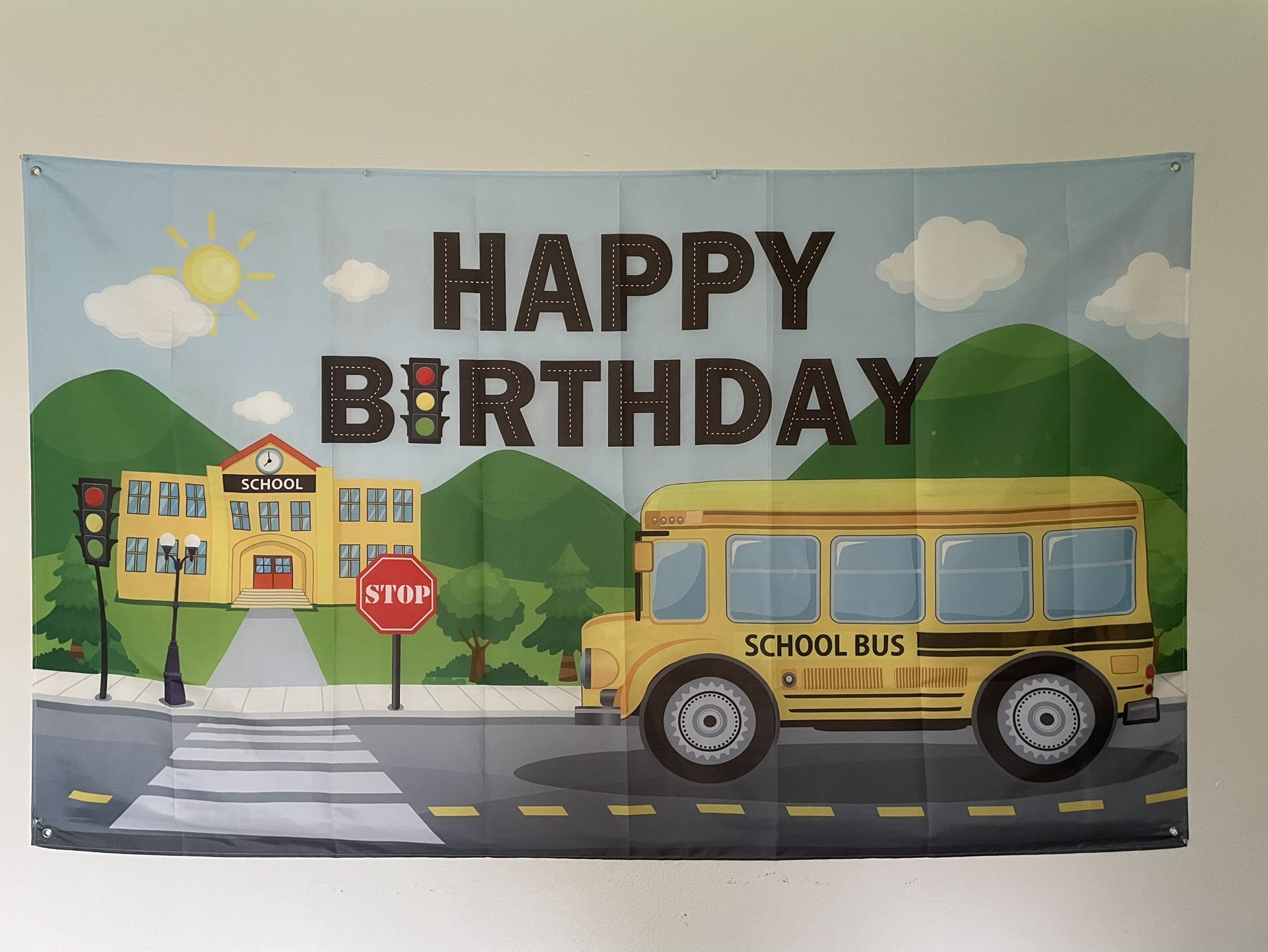 School/ School Bus Theme Banner