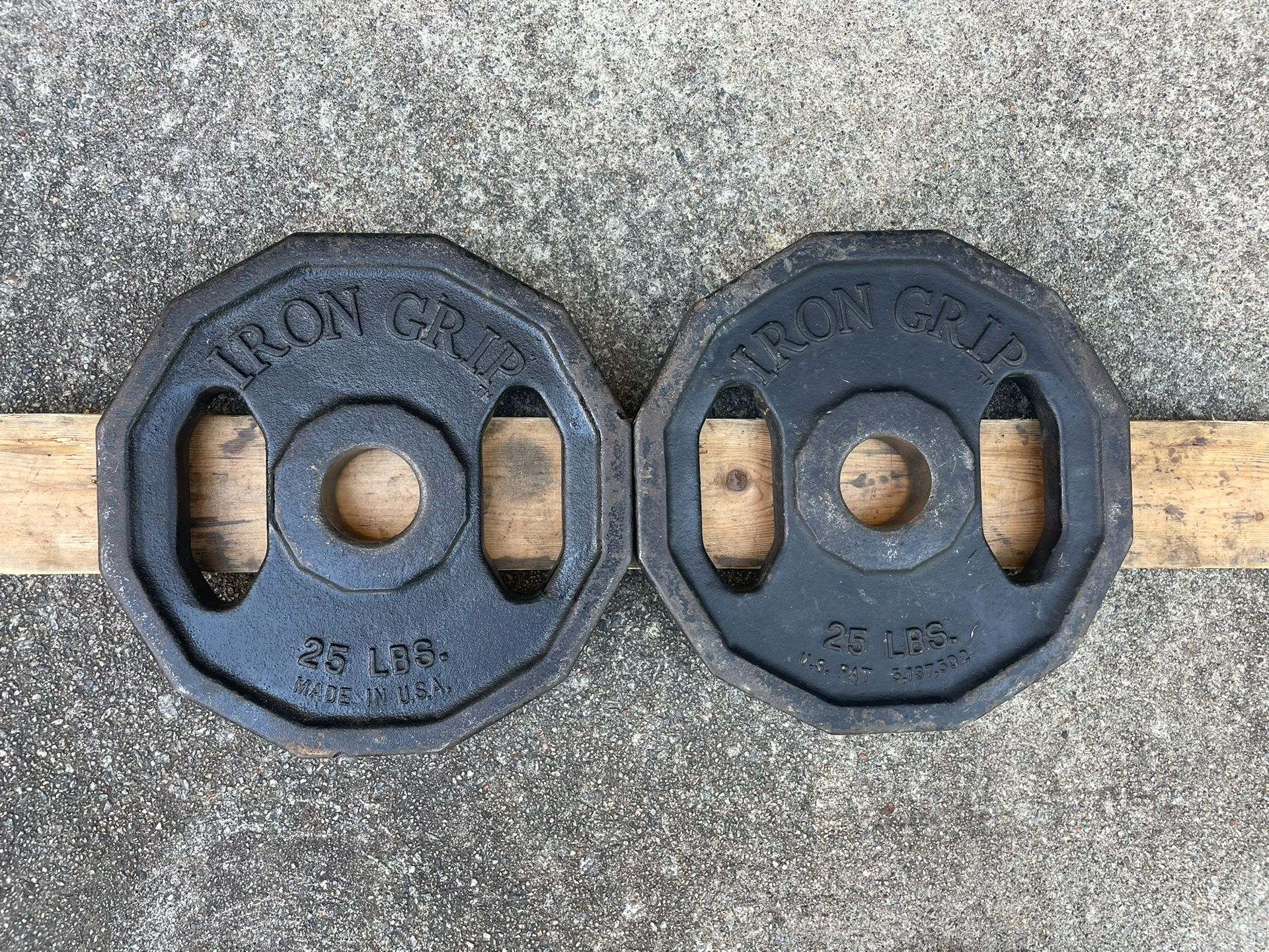 Olympic Weight Plates- pair of 25s