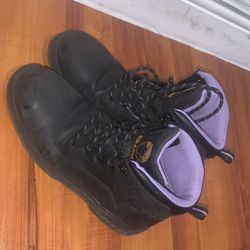 Steel Toe Boots size 8 