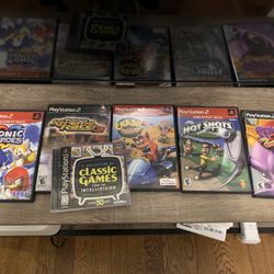 Sony Ps2 Collection Spyro Nitrocart Sonic 