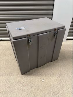 ThermoSafe insulated storage chest, specifically a model designed for transporting and storing dry ice, vaccines, or other temperature-sensitive items