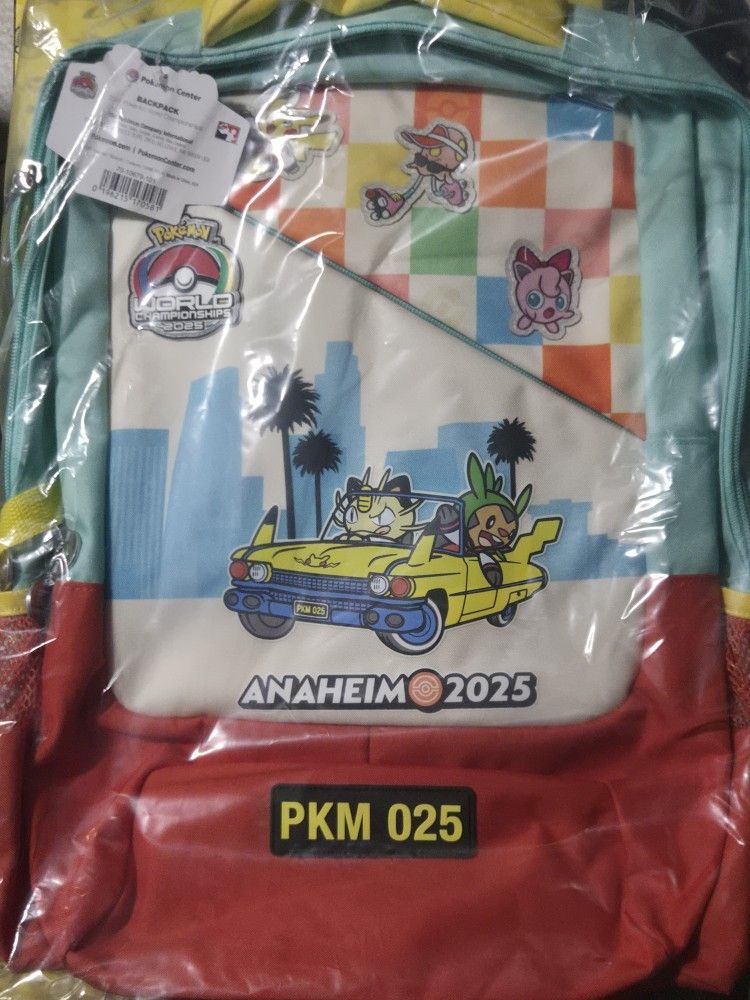 Pokemon World Championships Backpack Anaheim 2025
