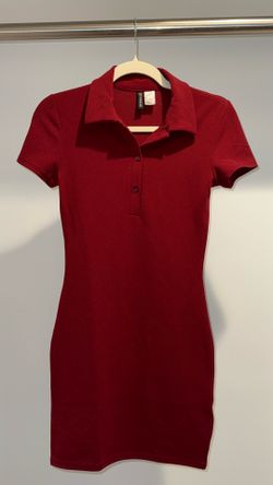 H&M Red Polo Dress XS
