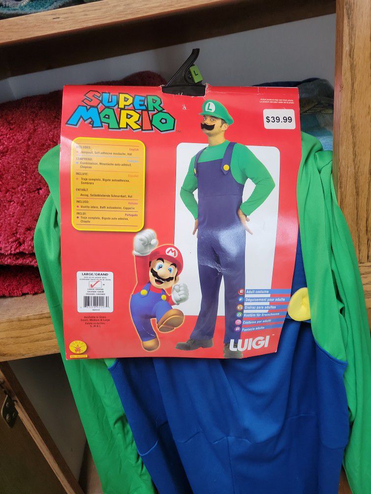 New Super Mario Halloween Costume - Luigi!!