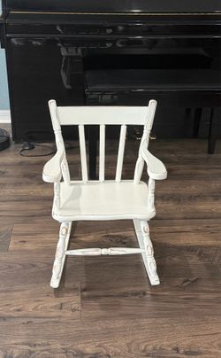 wooden rocking chair for little kids
