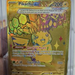 Pikachu Gold Chase POKÉMON CARD 💛 ✨️ 