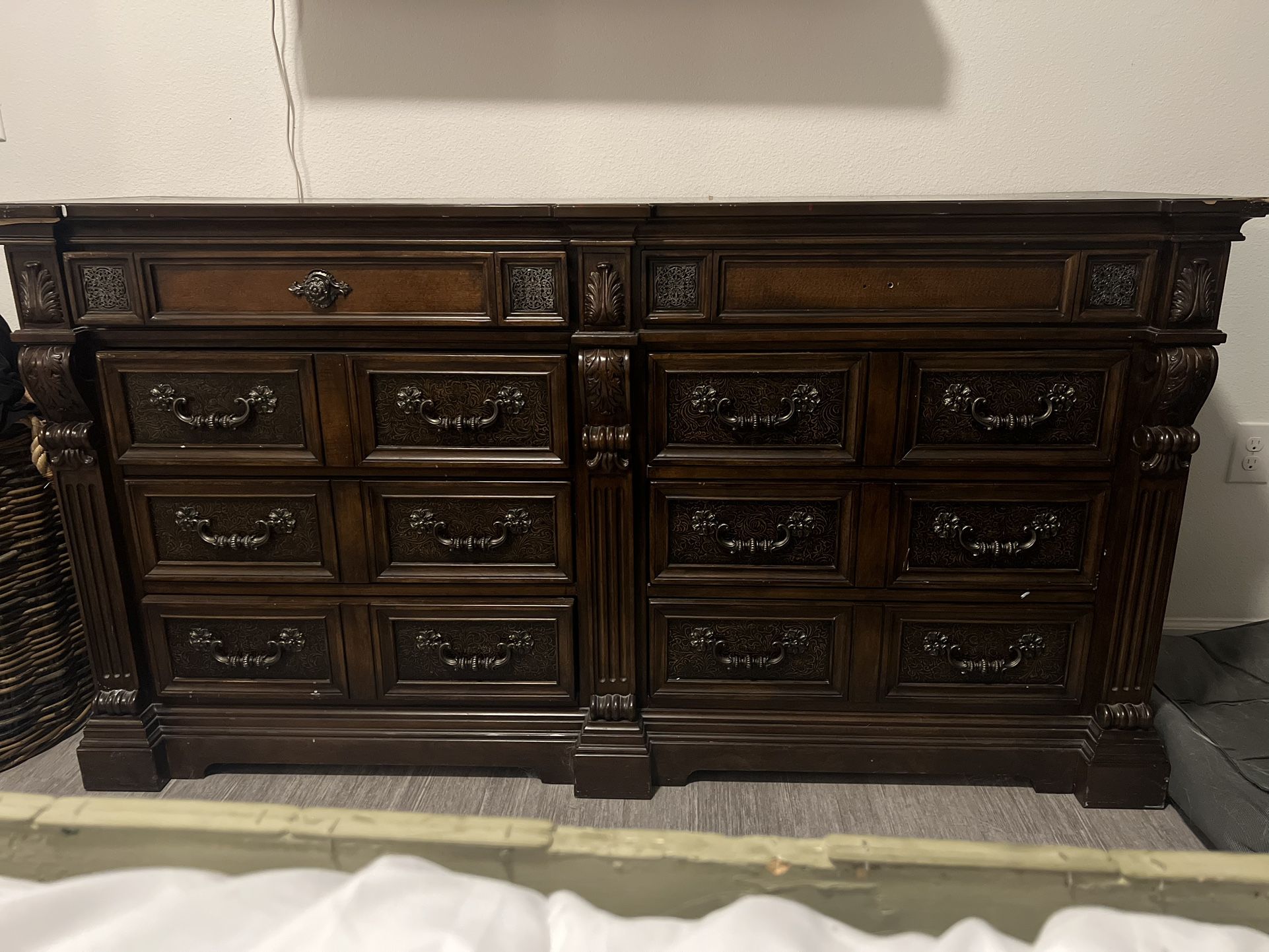 Solid Oak Dresser, Gently Used