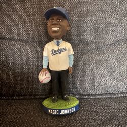 Magic Johnson Dodgers Bobblehead — Loose
