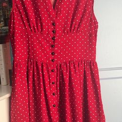 Red Polka Dot Dress