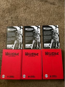 Hellsing Deluxe Edition Manga Volumes 1-3