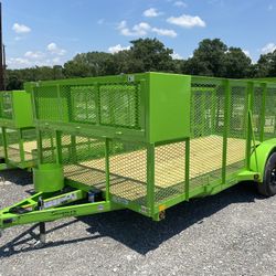 7x16 East Texas Landscape Trailer Total Down $850