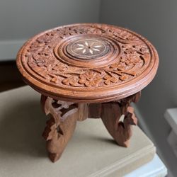 Vintage Handcrafted Wood Riser ( firm on price ) 