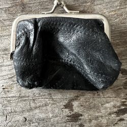 Vintage Leather Coin Change Purse Lot Of 4