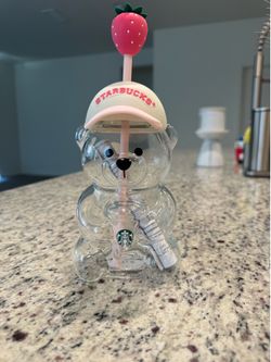 Starbucks pink bear cup