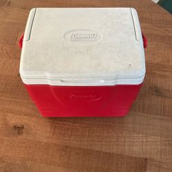 Coleman Red Ice Cooler