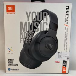 JBL Tune 760NC Wireless Noise Cancelling Over-Ear Bluetooth Headphones 